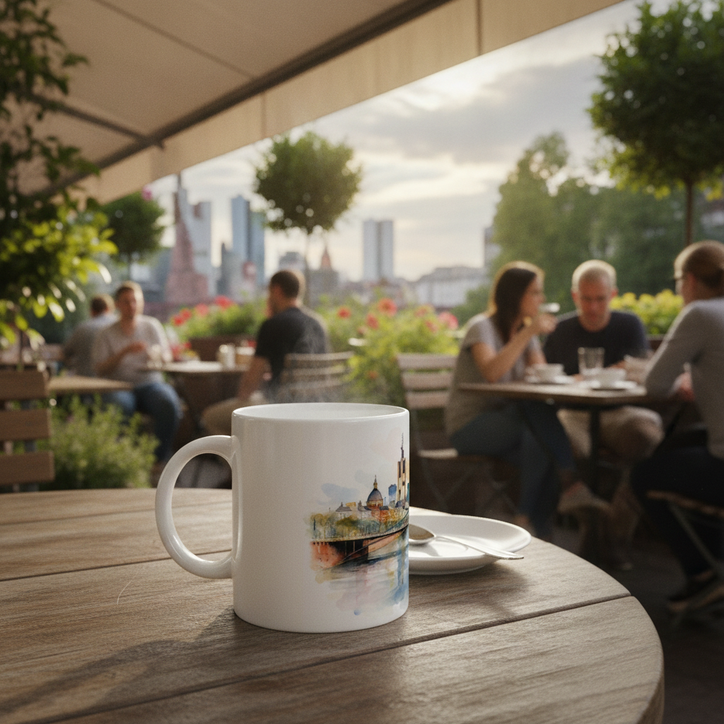 Frankfurt Tasse 0,33 l – Skyline am Main