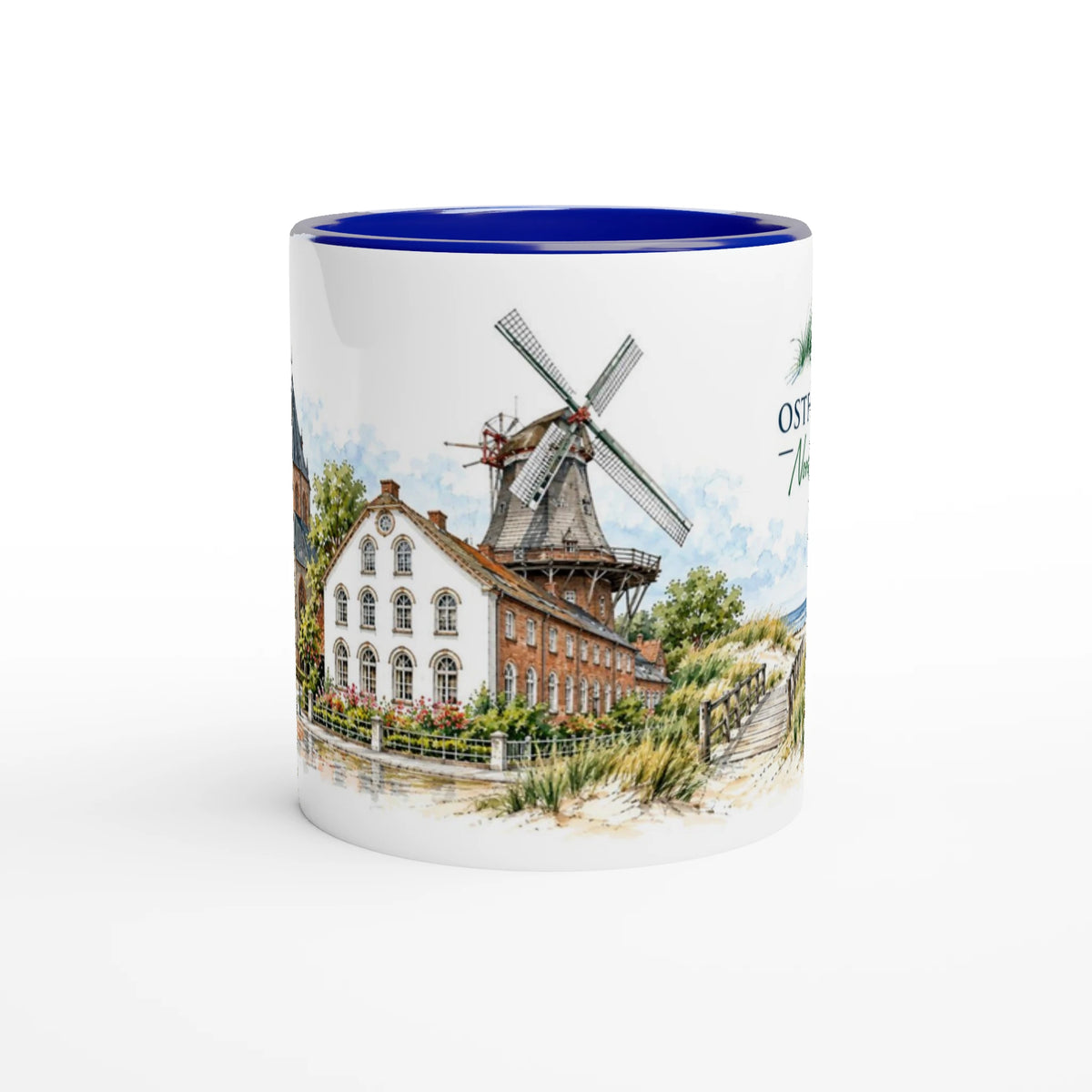 Norden Norddeich Tasse weisse Edition