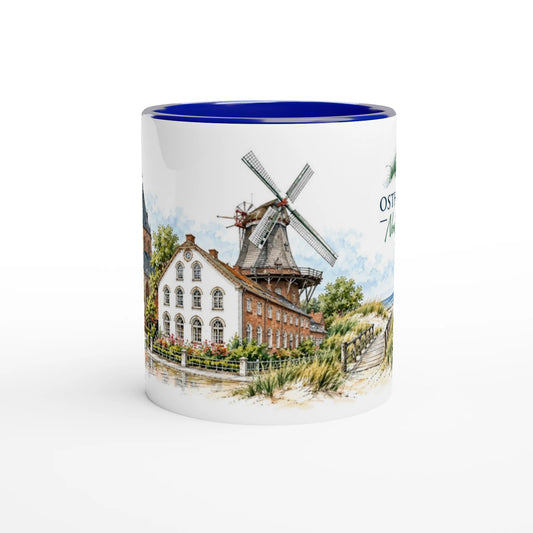 Norden Norddeich Tasse weisse Edition