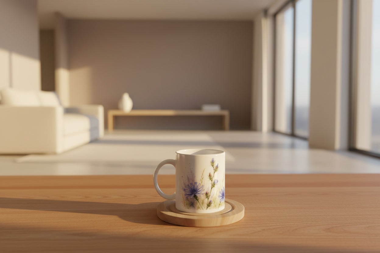Tasse mit Schmetterlingsmotiv für Menschen die Garten und Natur lieben