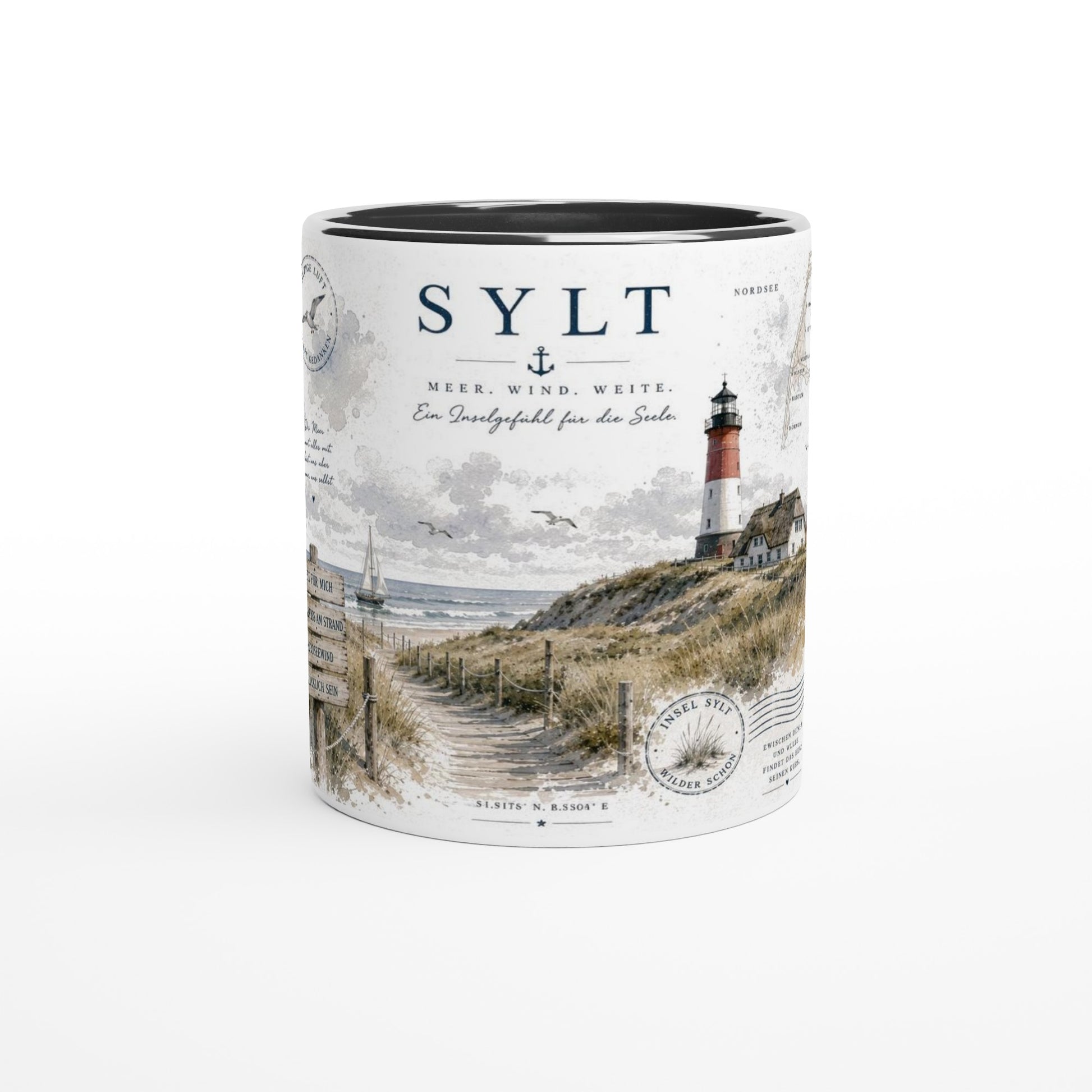 Sylt Black Edition Tasse 330 ml 