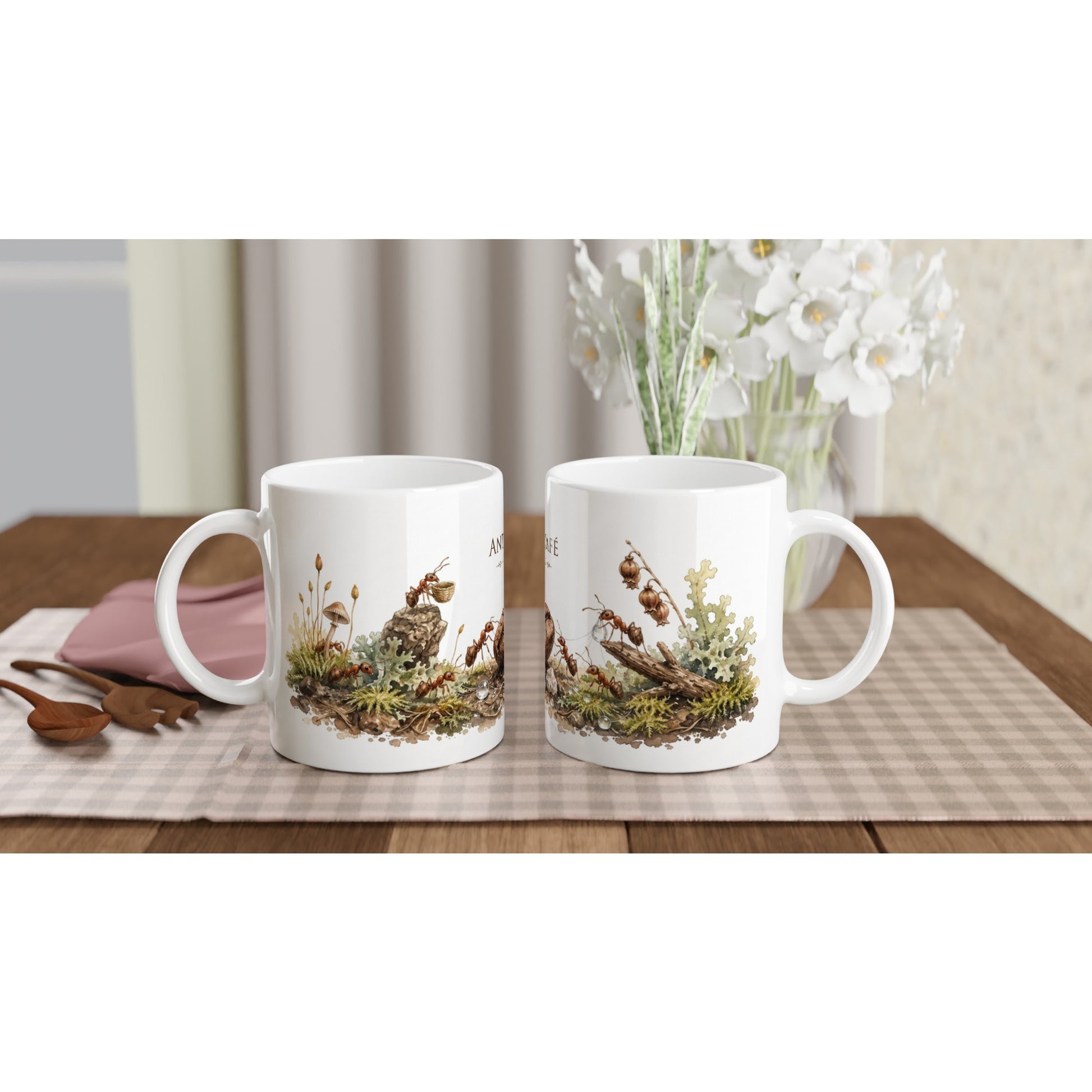 Mano et Arte Ameisen Tasse 330 ml mit liebevollem Ant Café Design.