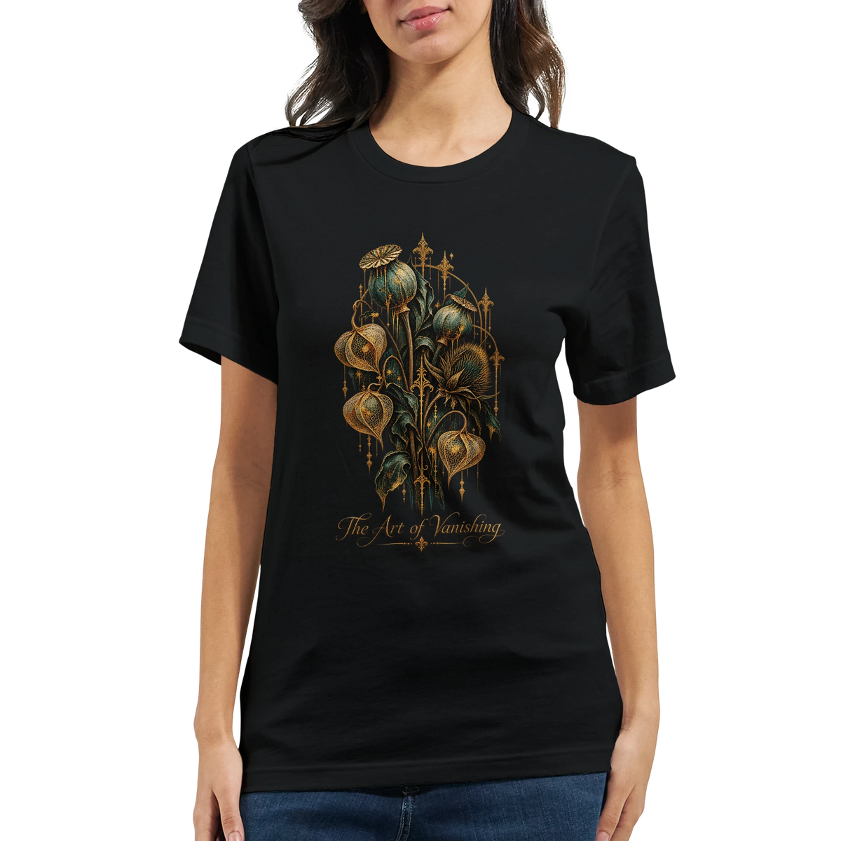 Weiteres Artikelbild des Gothic T-Shirts The Art of Vanishing, mit einer Gestaltung für Liebhaber von Dark Art und alternativer Kleidung.