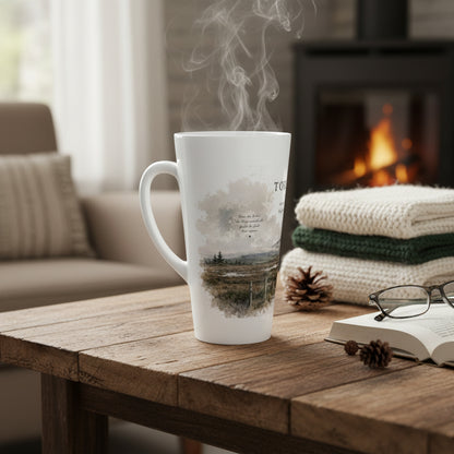 Torfhaus Latte Mug 440 ml – Harz Landscape & Brocken View