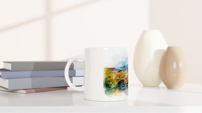 Heidelberg Souvenir Tasse 330 ml als künstlerische Reiseerinnerung an die romantische Stadt am Neckar