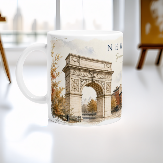 Mano et Arte New York Moments Tasse mit Greenwich Village Motiv