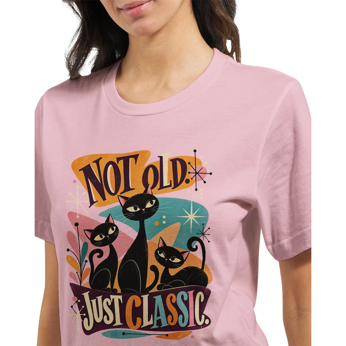 Not Old Shirt aus Baumwolle – Unisex T-Shirt mit Spruch für einen lässigen Alltagslook