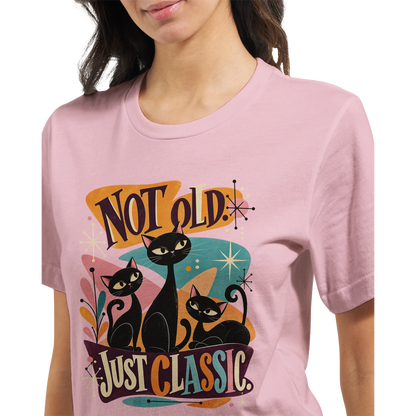 Not Old Shirt aus Baumwolle – Unisex T-Shirt mit Spruch für einen lässigen Alltagslook