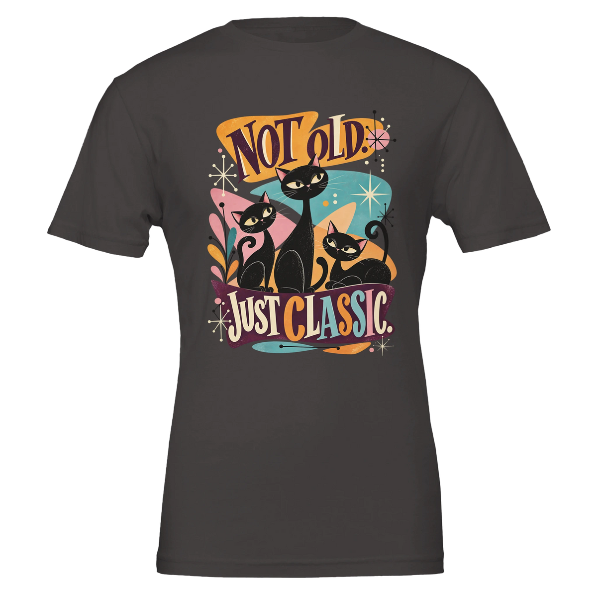 Not Old T-Shirt von Mano et Arte – modisches Kurzarmshirt mit humorvollem Statement
