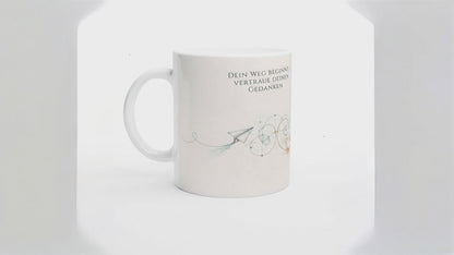 Personalized Paper Airplane Mug 0.33l – From Book to Fantasy