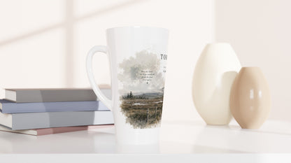 Torfhaus Latte Mug 440 ml – Harz Landscape & Brocken View