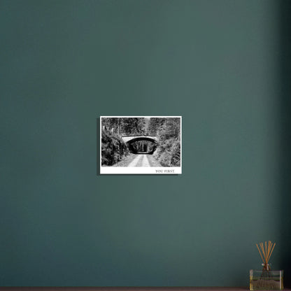 Fine Art Print YOU FIRST im hochwertigen 12-Farb-Giclée-Druckverfahren mit differenzierten Grautönen und matter blendfreier Papieroberfläche