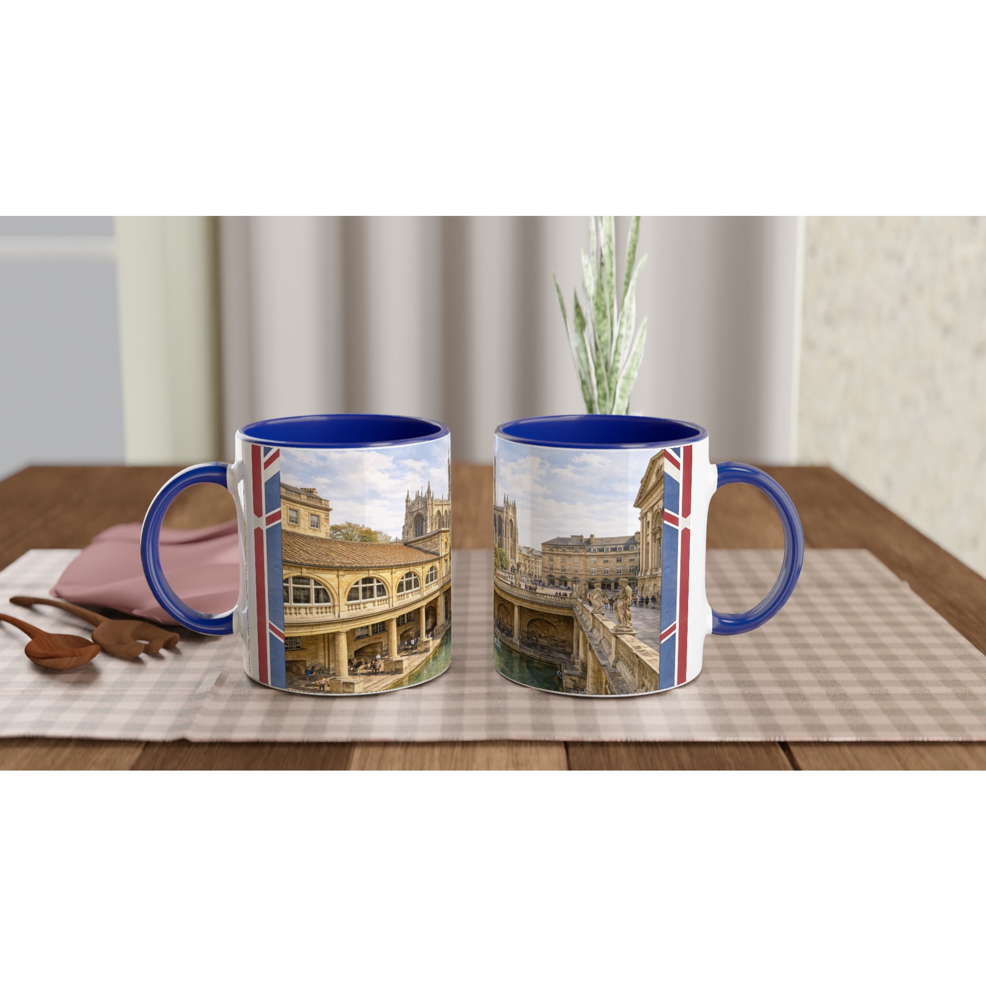York Aquarell Tasse 330 ml aus der Serie English City Portraits mit Stadtmauer, Altstadt, York Minster und dezenten England-Flaggenelementen York Aquarell Tasse 330 ml aus der Serie English City Portraits mit Stadtmauer, Altstadt, York Minster und dezenten England-Flaggenelementen