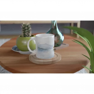 Lago Maggiore Tasse 330ml mit italienischer Villa, Zypressen und ruhiger Seelandschaft als Rundumgrafik