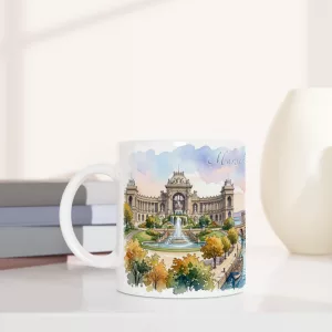 Ihre Marseille Tasse 330 ml bringt mediterranes Hafenlicht mit Wasser, Architektur und südfranzösischer Ruhe auf den Tisch.